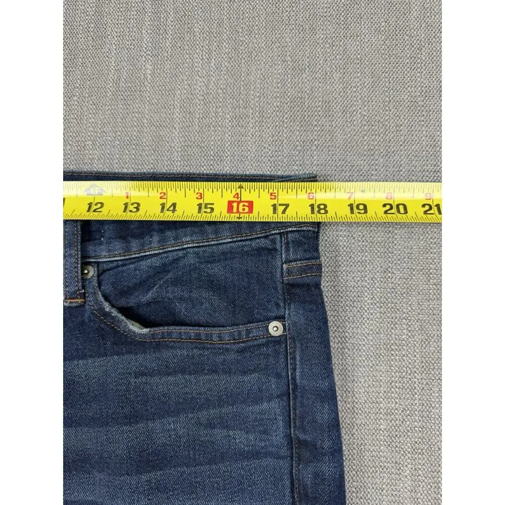 J.Crew 770 Straight Jeans Men’s 34x34 Dark Wash Stretch Denim Classic 5 Pocket
